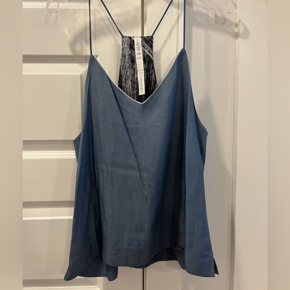 Blue Lululemon athleisure blouse